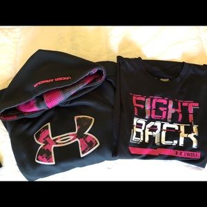 Boys UA Breast Cancer Lot